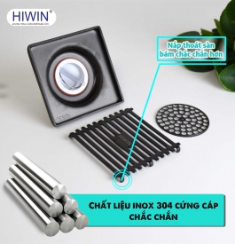 Ga thoát sàn  đen mờ